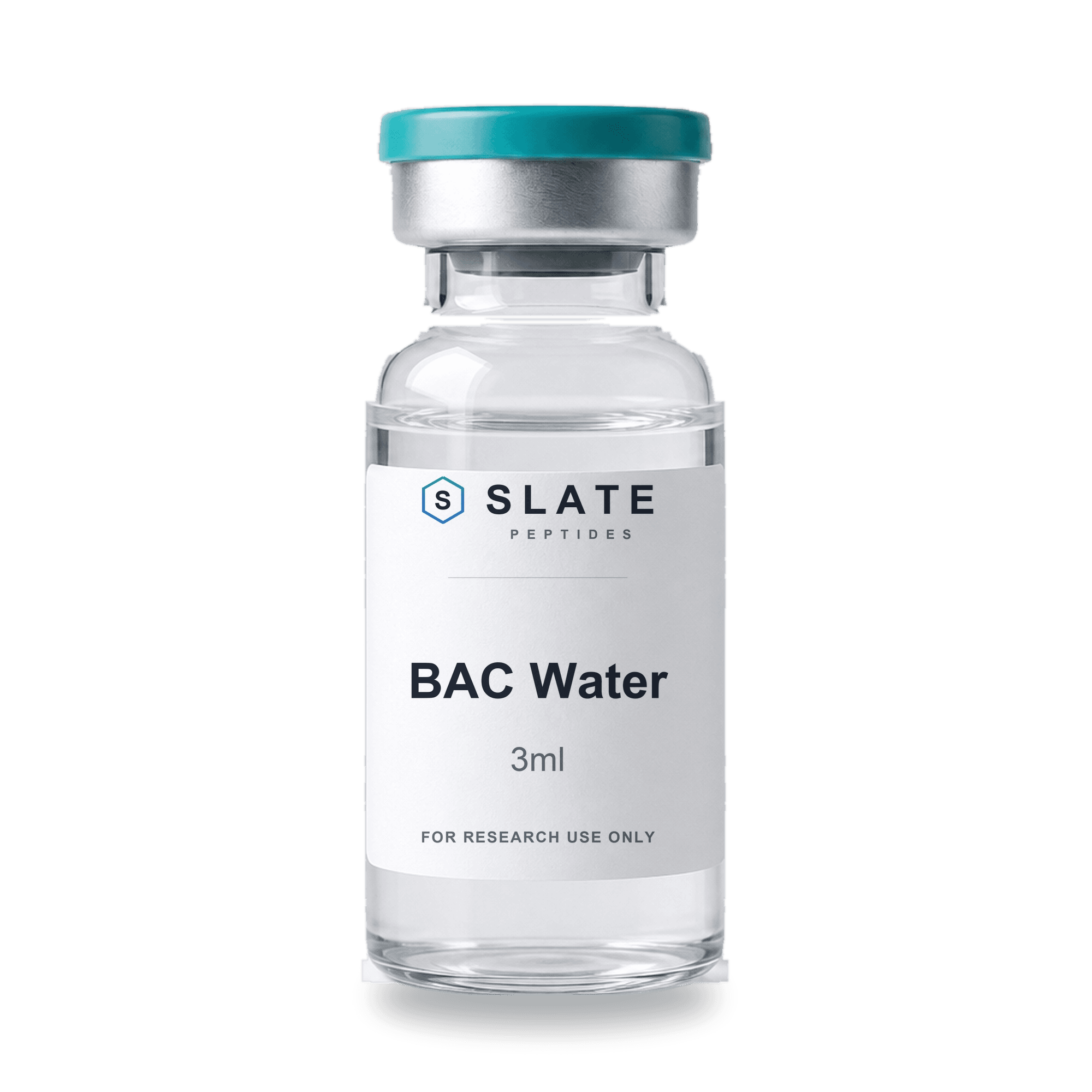 BAC Water Slate Peptides product vial