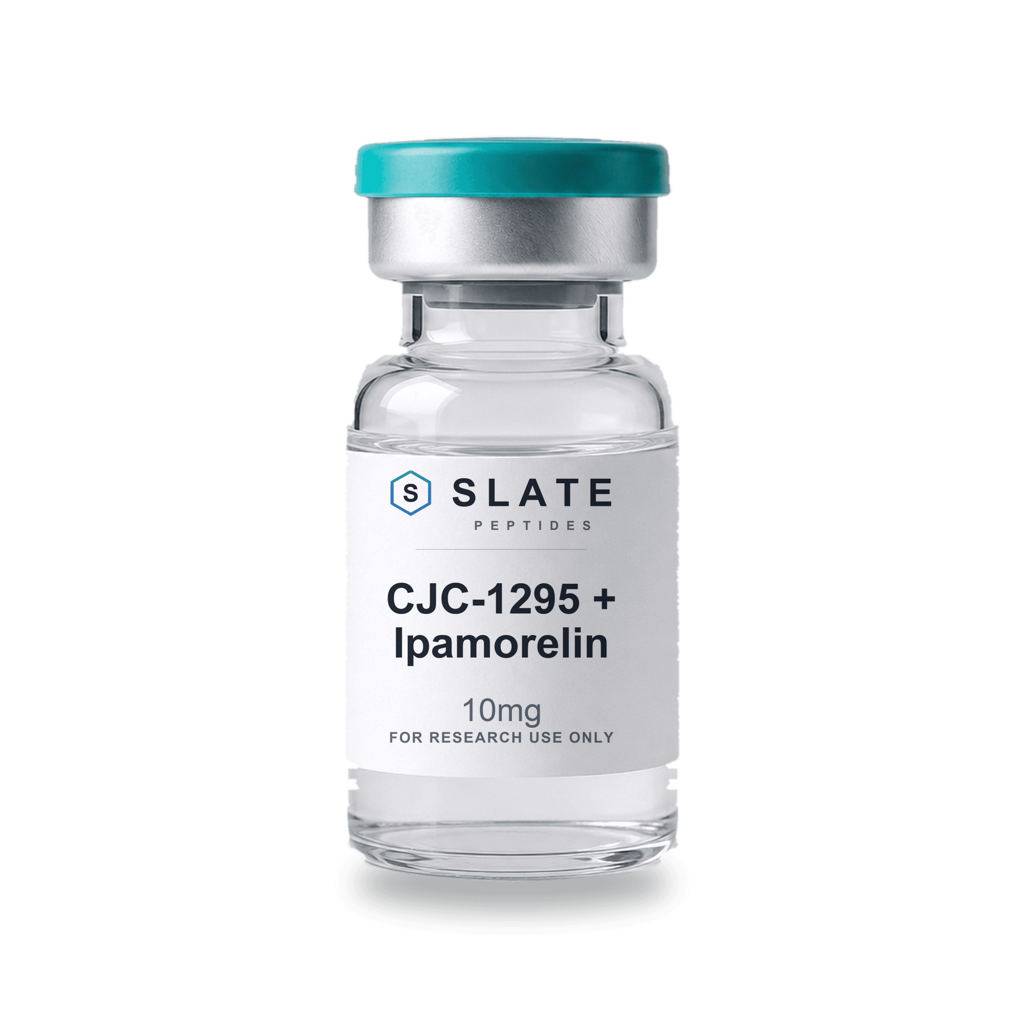 5mg CJC-1295 (w/o DAC) + 5mg Ipamorelin Slate Peptides product vial