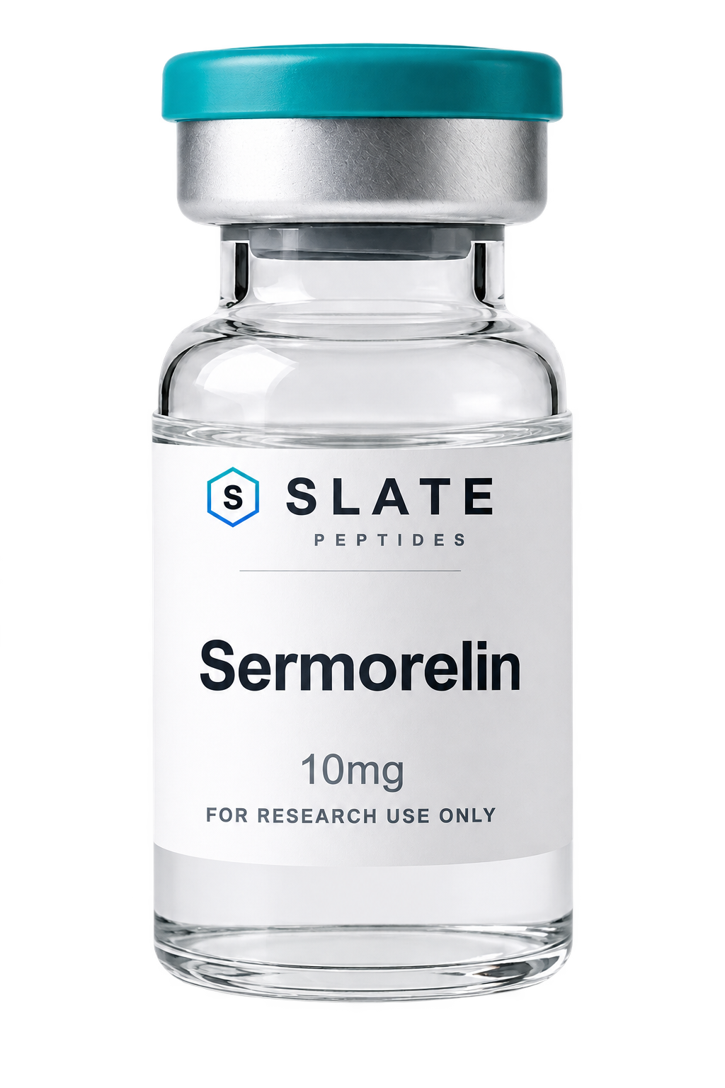 Sermorelin Slate Peptides product vial